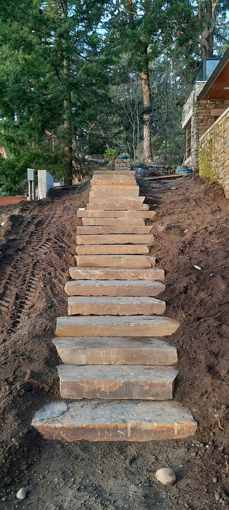 Home--Entryway---Stone-Stairs,-Landscaping